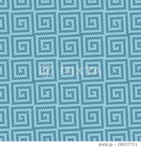 Meander Pixel Art Seamless Pattern. 28037711