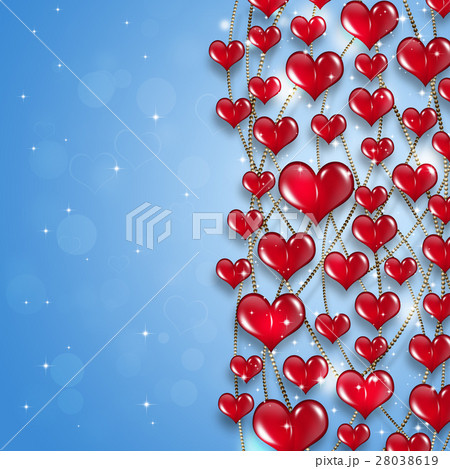 Bright Hearts Holiday Background Bright Hearts Holiday Background 28038619