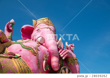 Pink Ganesha Statue 28039262