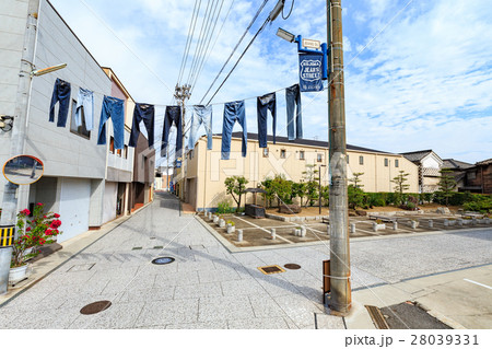 児島ジーンズストリート -国産デニム発祥の地 岡山県倉敷市児島-の写真素材 [28039331] - PIXTA