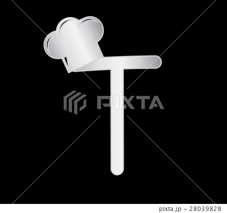 Cook Themed Alphabet Design Concept 28039828