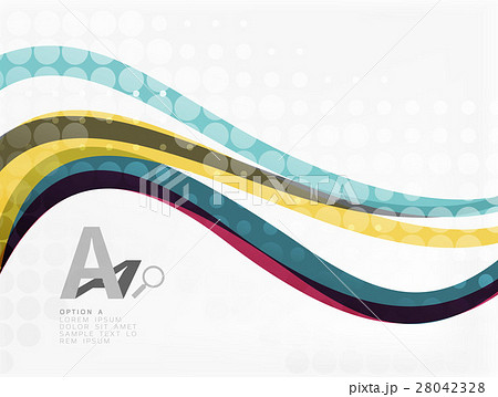 Vector abstract wave lines background 28042328