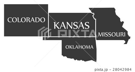 Colorado - Kansas - Oklahoma - Missouri Map Colorado - Kansas - Oklahoma - Missouri Map 28042984