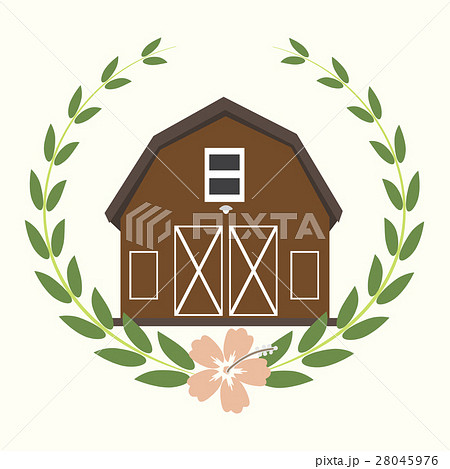 Barn icon, Building icon vector illustration 28045976
