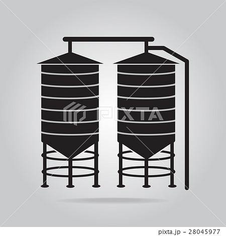 Agricultural silo icon 28045977