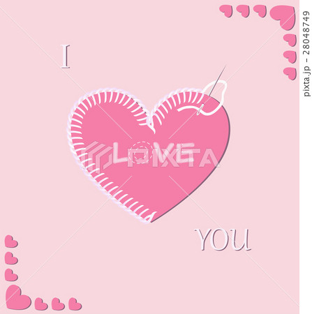 Romantic embroidered heart Romantic embroidered heart 28048749