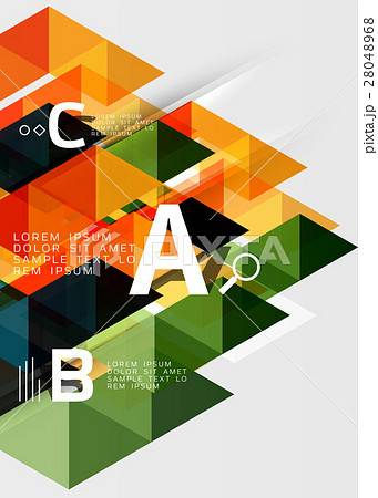 Vector geometric abstract background 28048968