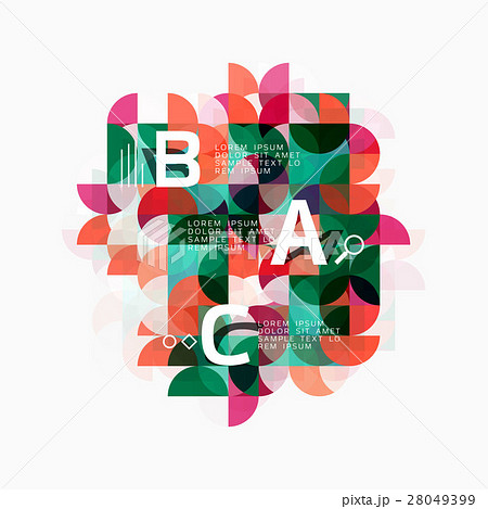 Modern geometric abstract background, circles on Modern geometric abstract background, circles on 28049399