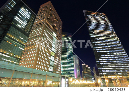 汐留シオサイトの夜景 汐留シオサイトの夜景 28050423