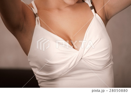 Young girl decolette with perfect skin Young girl decolette with perfect skin 28050880