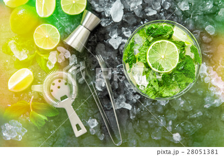 Mojito cocktail Drink accessories Party lights 28051381