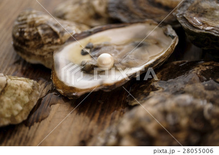 Pearl inside oyster shell 28055006
