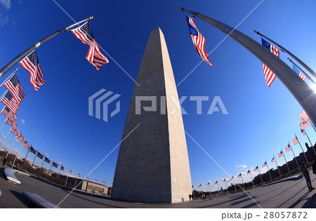 ワシントン記念塔 Washington Monument （魚眼レンズ fisheye lens） 28057872