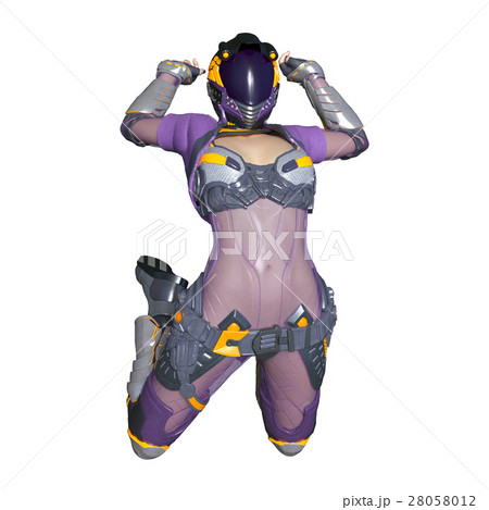 女性サイボーグ 28058012