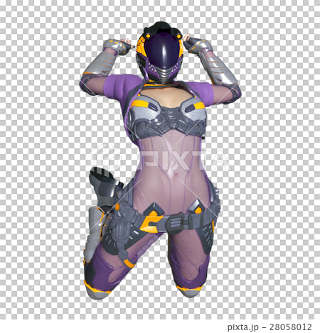 女性サイボーグ 28058012