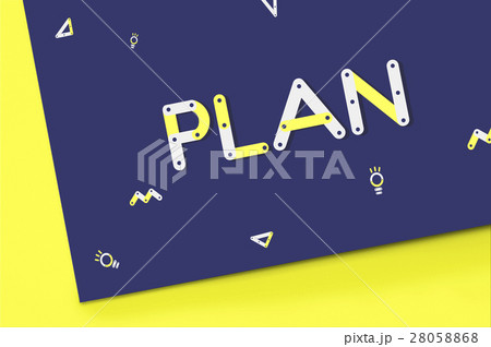 Geometric Font Brainstorm Ideas Concept Geometric Font Brainstorm Ideas Concept 28058868