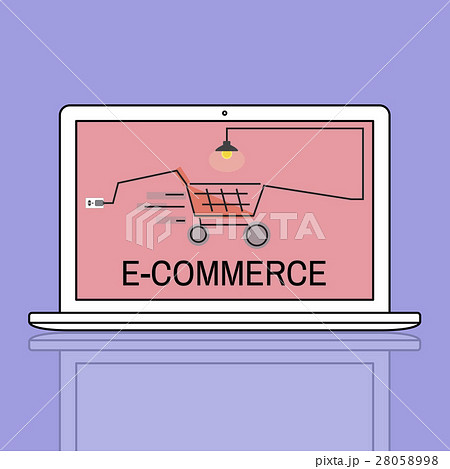 Online Shopping Online Payment Concept Online Shopping Online Payment Concept 28058998
