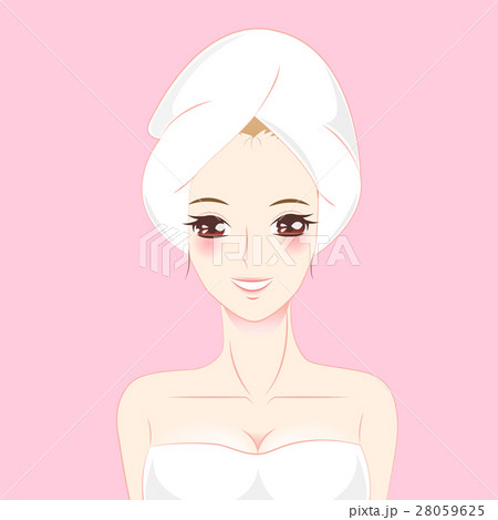 beauty cartoon woman 28059625