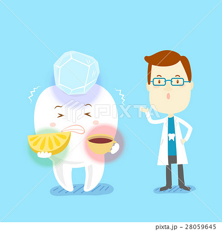 doctor with sensitive tooth problem 28059645