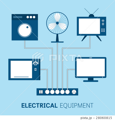 Set of home electrical equipment. 28060815