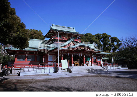 深川　富岡八幡宮　拝殿　（ 深川八幡 ）　東京都 江東区 富岡 28065212