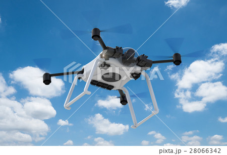 drone with spinning propellers drone with spinning propellers 28066342