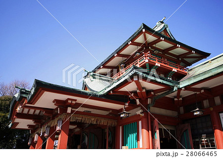 深川　富岡八幡宮　拝殿　（ 深川八幡 ）　東京都 江東区 富岡 28066465