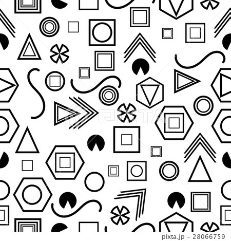 Memphis seamless pattern. Vector Memphis seamless pattern. Vector 28066759