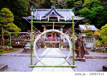 伊豆　白濱神社　拝殿　（ 伊古奈比咩命神社 ） 静岡県 下田市 白浜 28067015