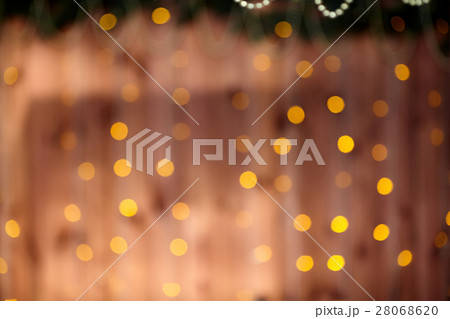 Christmas bokeh light abstract holiday background 28068620