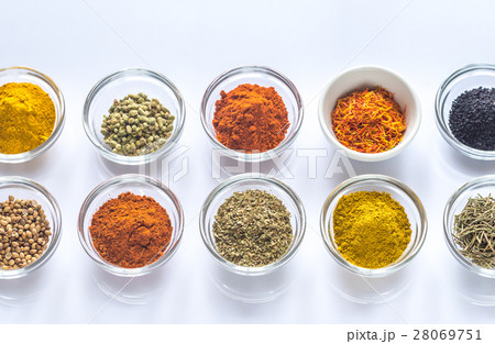 Different kinds of spices and herbs 28069751