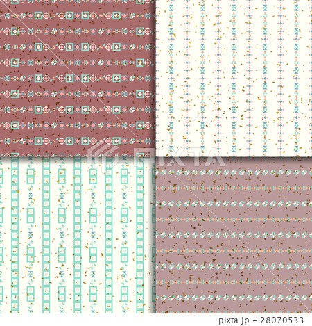 Ethnic seamless pattern set 28070533