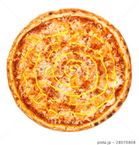 Part of delicious classic italian Pizza 28070808