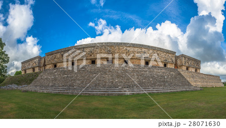 The Governor's Palace in ancient Maya city Uxmal The Governor's Palace in ancient Maya city Uxmal 28071630
