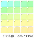 Set of curl flat paper corner. 28074498
