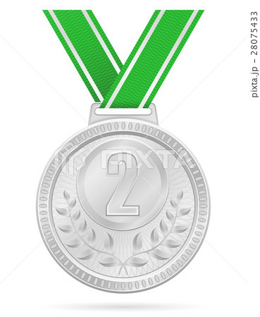 medal winner sport silver vector illustration medal winner sport silver vector illustration 28075433