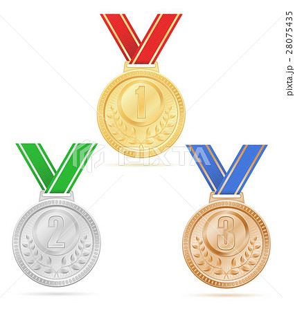 medal winner sport gold silver bronze stock vector medal winner sport gold silver bronze stock vector 28075435