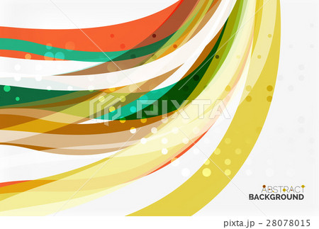 Colorful wave abstract backgroundのイラスト素材 PIXTA