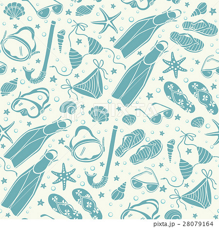 beach accessories  pattern 28079164