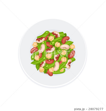 fresh salad isolated 28079277