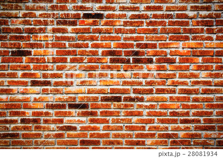 Orange brick wall 28081934
