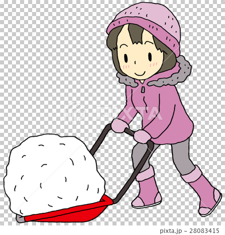 Snow dump women 28083415