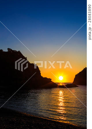 妙見浦の夕日 天草 妙見浦の夕日 天草 28083890