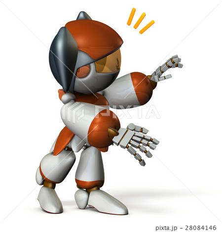 声をかけるキュートなロボット 声をかけるキュートなロボット 28084146