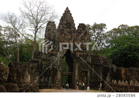 古代遺跡群、アンコール(王都)・トム(大きい)@カンボジア 古代遺跡群、アンコール(王都)・トム(大きい)@カンボジア 28085086