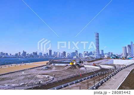 工事中の豊洲水産仲卸売場エリア 28085442