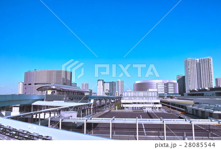 豊洲青果物市場と市場前駅 28085544