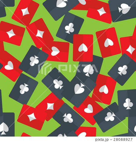 Aces playing cards seamless pattern Aces playing cards seamless pattern 28088927