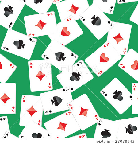 Aces playing cards seamless pattern Aces playing cards seamless pattern 28088943