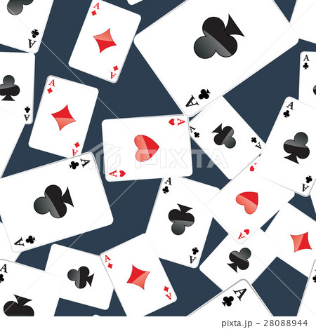 Aces playing cards seamless pattern Aces playing cards seamless pattern 28088944